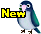 there is a little bird denoting that this is a new article